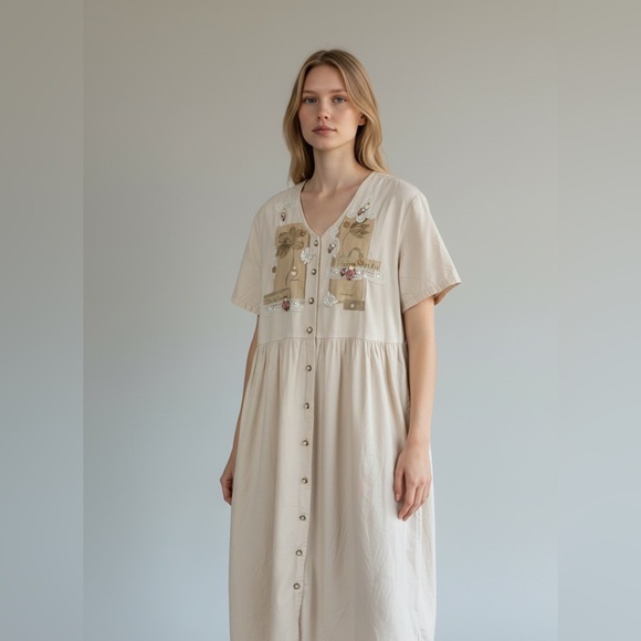 Cactus California Dresses & Skirts - VINTAGE Cactus California Cotton Dress